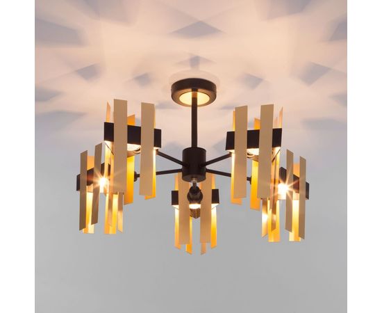 Потолочный светильник Eurosvet, 70116/5 черный a050136 – изображение 2