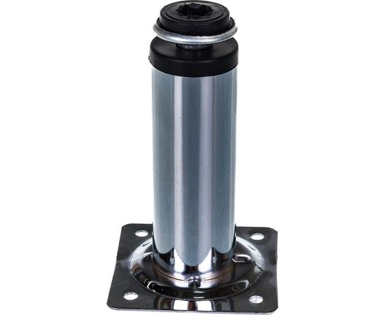 Ножка Tech-Krep D30х100 мм, круглая, метал, регулируемая, хром - накладка 127479 – изображение 2