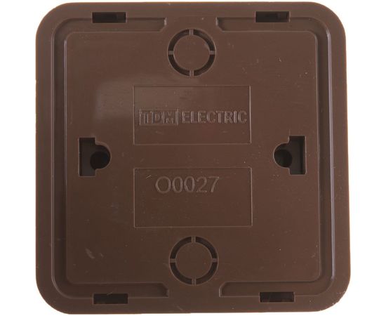 Розетка TВ простая, открытой установки, IP20, 0-2400 Гц, мама, бук TDM Ладога SQ1801-0042 – изображение 2