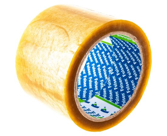 Прозрачная упаковочная лента FOLSEN 75 мм х 66 м, SO, РР 0411775 – изображение 2