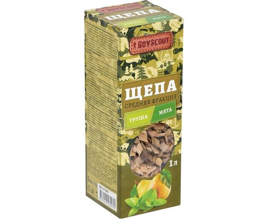 Щепа для копчения BOYSCOUT Груша + Мята, 1 л 61461 – изображение 2