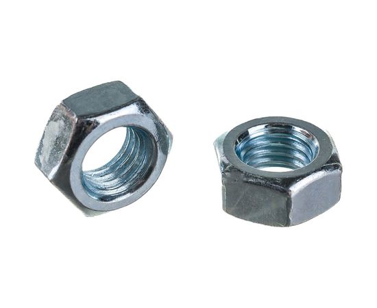 Гайка Стройметиз шестигр. DIN934 М14 цинк 40 шт. 3030088 – изображение 3