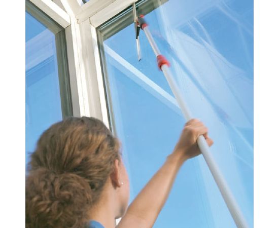 Телескопический черенок-ручка VILEDA до 2.5 м 2х1.25 м, алюминиевый 602105 – изображение 3