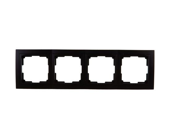 Рамка Smartbuy 4-местная пластик черная Нептун SBE-05b-Plastic-FR-4 – изображение 5