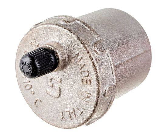 Автоматический воздухоотводчик с боковым подключением и верхним выпуском HP 1/2 никелированный Uni-Fitt 232N2000 