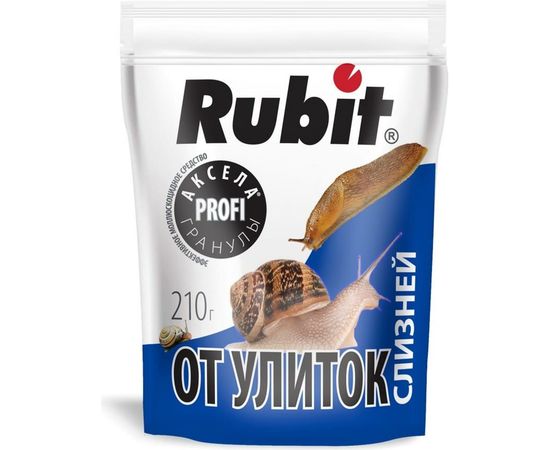 Средство от улиток и слизней RUBIT АКСЕЛА 210 г 93382 