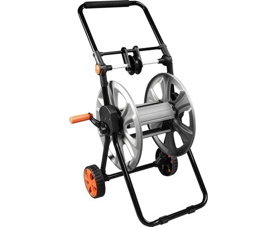 Металлическая тележка для садового шланга NEO Tools со шлангопроводом 15-792 