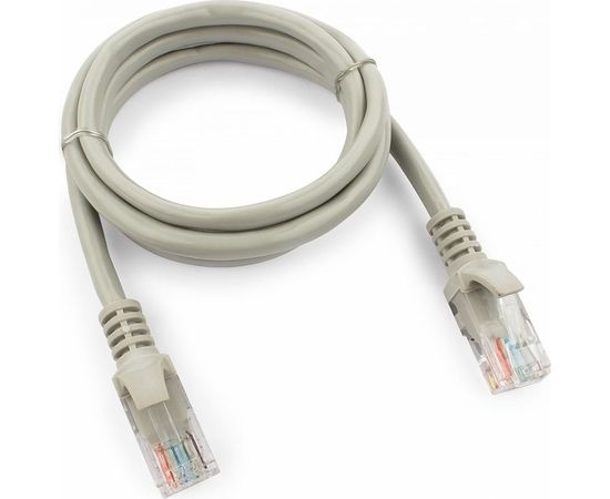 Патч-корд Cablexpert UTP PP12-1M кат.5e, 1м, литой, многожильный серый PP12-1M 