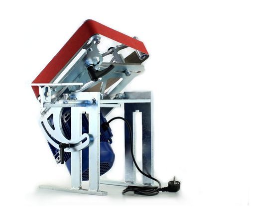 Ленточный гриндер с поворотной рамой Мосгриндер Мастер 1250 1.1кВт + ленты 10шт БАЗ 1250x50мм MG-1250 