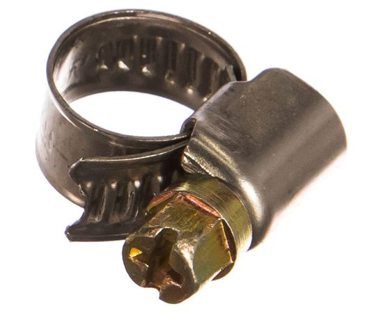 Обжимной хомут из нержавеющей стали Tech-Krep 8х12 2шт - ярлык 104041 