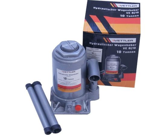 Гидравлический домкрат VETTLER 10т бутылочный 200x385 VEBJ10 