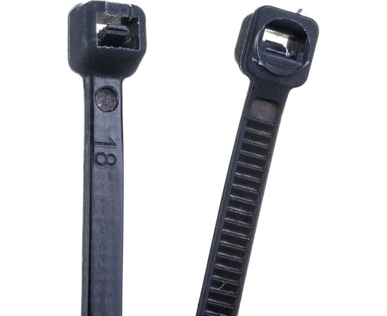 Ленточная хомут-стяжка Gigant 3,6х200 черный, 100 шт G/1/4 – изображение 2