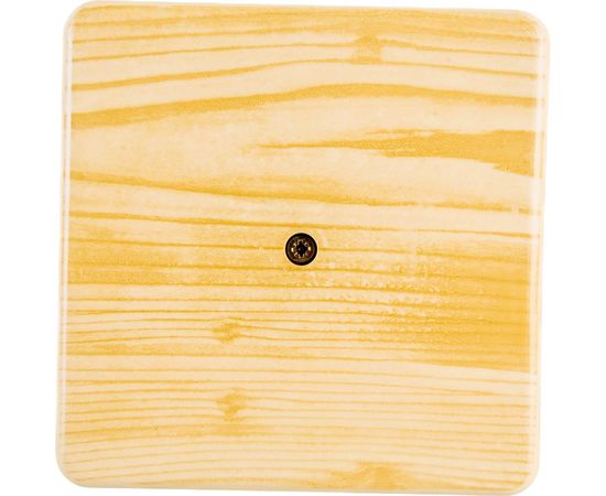 Распаячная коробка УРАЛ ПАК открытой проводки 100х100х29мм, светлое дерево, без клеммы IP40 КР-513110100-060 – изображение 2