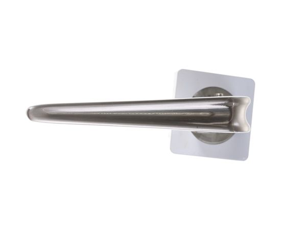 Дверная ручка RENZ Франко супер белый/матовый никель КВ, 2 шт. INDH 310-02 SW/SN – изображение 2