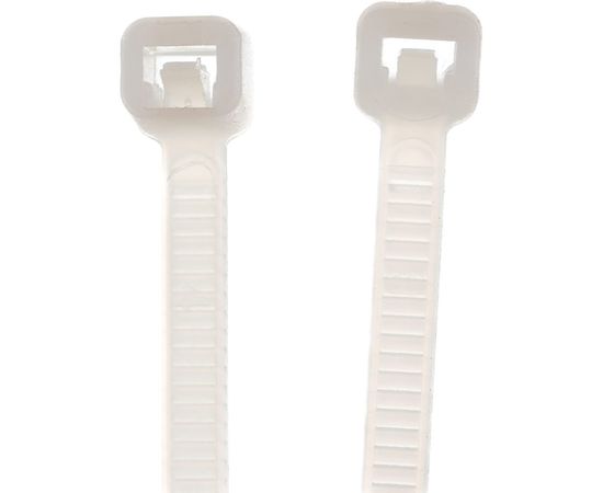 Ленточная хомут-стяжка Gigant 3,6х200 белый, 100 шт G/1/16 – изображение 2