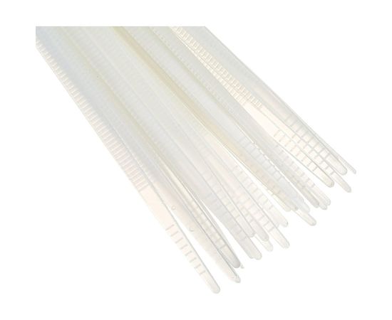 Ленточная хомут-стяжка Gigant 3,6х300 белый, 100 шт G/1/18 – изображение 2