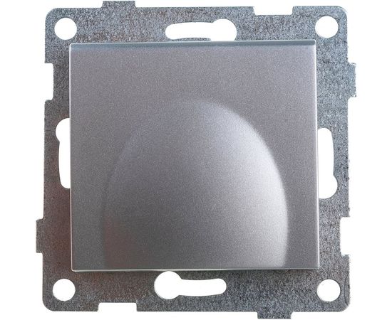 Механизм розетки с крышкой GUSI ELECTRIC Bravo 1-ой с/з с з/ш, СУ, 16А, 250В, серебро С10Р91-004 – изображение 2