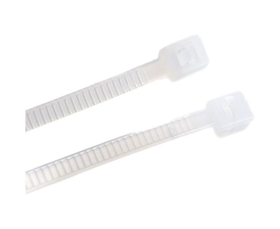 Ленточная хомут-стяжка Gigant 2,5х160 белый, 100 шт G/1/13 – изображение 2