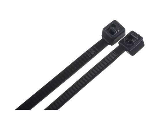 Ленточная хомут-стяжка Gigant 2,5х160 черный, 100 шт G/1/1 – изображение 2