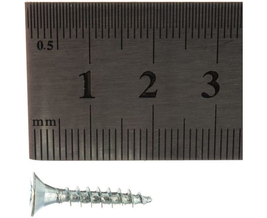 Саморез Tech-Krep ШУц 3,5х20 потайная головка 26 шт, пакет 102417 – изображение 3