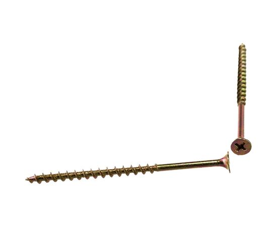 Саморез КРЕП-КОМП жёлтый цинк PH-2 по дереву 4,2х76 150 шт ждп7642ф – изображение 3