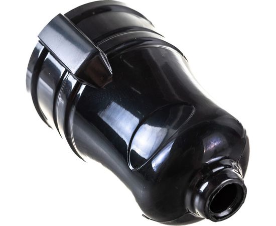 Разборная прямая розетка IEK РПп10-02-Ст, с заземляющим контактом, 16А, черная ERP10-16-01-K02 – изображение 3