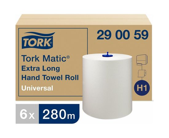 Бумажные рулонные полотенца TORK Matic Universal 280 м белые 290059 126734 – изображение 4