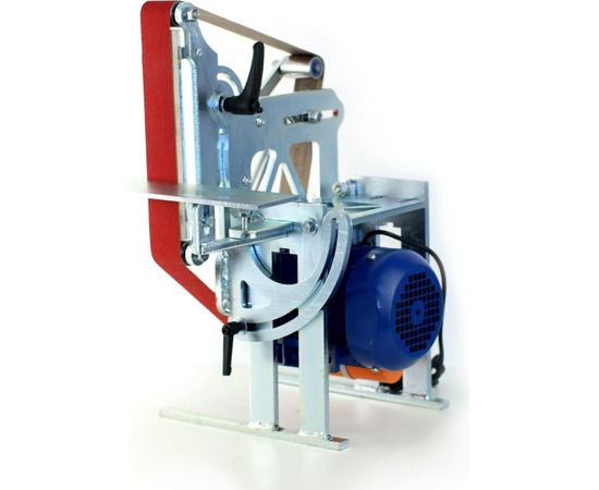 Ленточный гриндер с поворотной рамой Мосгриндер Мастер 1250 1.1кВт + ленты 10шт БАЗ 1250x50мм MG-1250 – изображение 4