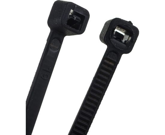 Ленточная хомут-стяжка Gigant 3,6х150 черный, 100 шт G/1/3 – изображение 4