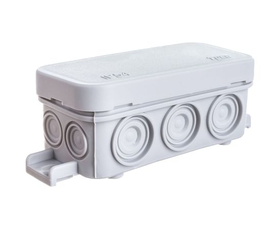 Распределительная коробка Ruvinil, ОП 43х80х35мм 10 вводов IP54 серый 67091 – изображение 5