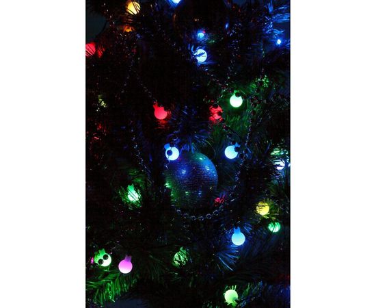 Гирлянда ЭРА ENIN-18BM, LED, Нить, Шарики, d=18мм, 5 м, мультиколор, 220V, 36/648 Б0047968 – изображение 5