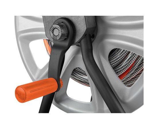 Металлическая тележка для садового шланга NEO Tools со шлангопроводом 15-792 – изображение 5