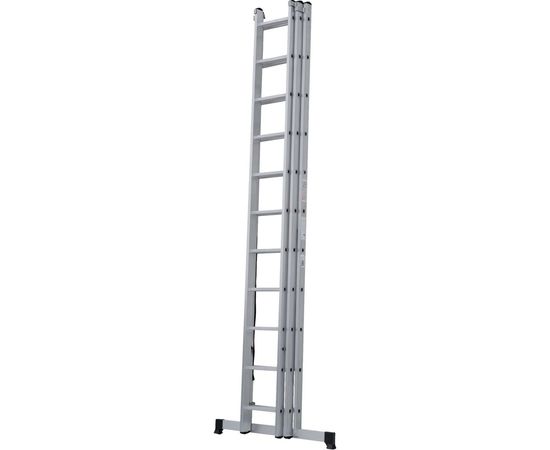 Трехсекционная лестница Новая Высота 3х11 ступеней 1230311 – изображение 6