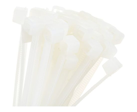 Ленточная хомут-стяжка Gigant 3,6х150 белый, 100 шт G/1/15 – изображение 6