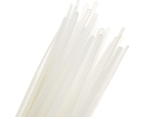 Ленточная хомут-стяжка Gigant 3,6х150 белый, 100 шт G/1/15 – изображение 7