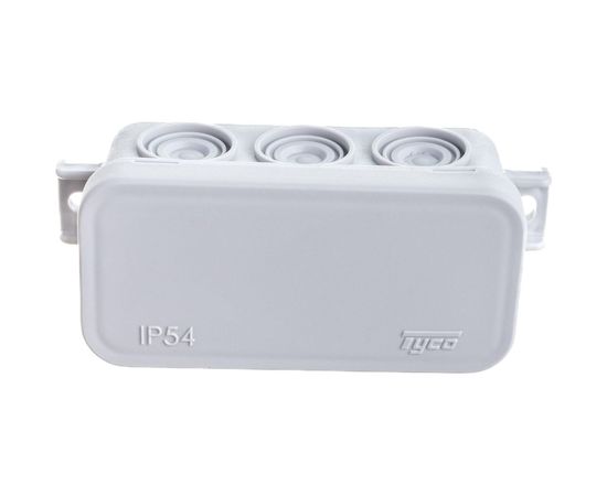 Распределительная коробка Ruvinil, ОП 43х80х35мм 10 вводов IP54 серый 67091 – изображение 8