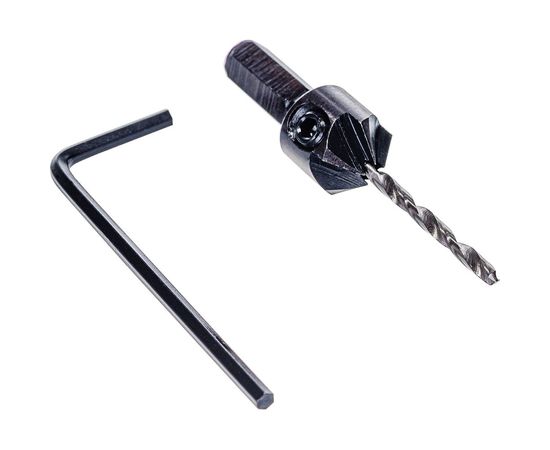 Сверло пилотное 2.38 мм с зенкером для шурупов 3 мм, размер №6 Gigant GT-062 