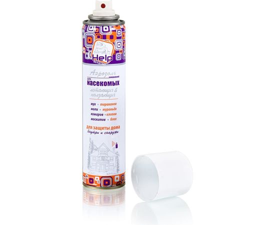 Инсектицидный универсальный аэрозоль от насекомых HELP 180 мл 80222 