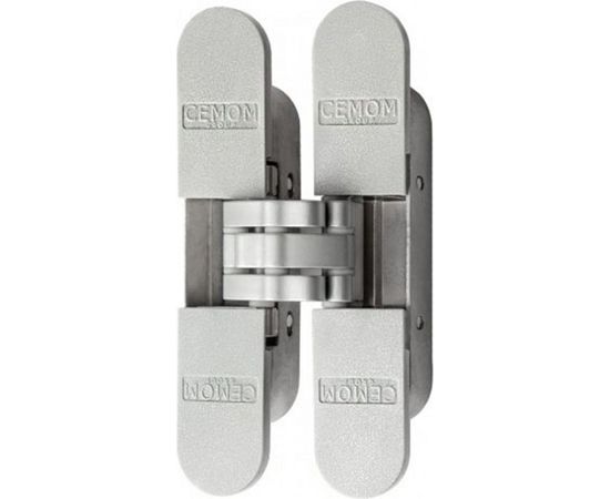 Скрытая петля CEMOM MOATTI ESTETIC 40/A 3D матовый хром, регулируемая, вес полотна 40кг, 23x115мм 51523 