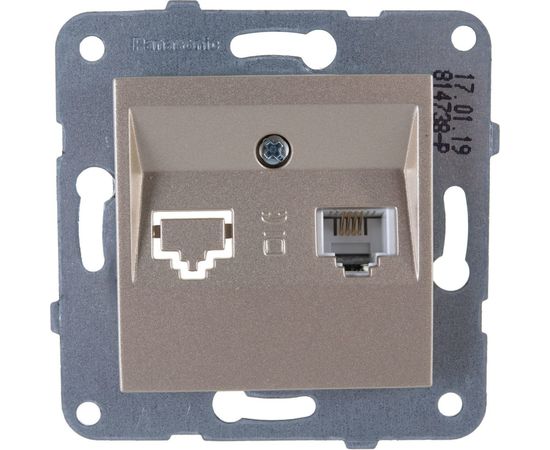 Розетка TF Panasonic МОДУЛЬ Karre Plus 54839 бронза WKTT0402-2BR-RES 