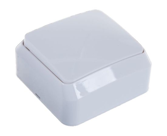 Выключатель Smartbuy 1-клавишный 10А белый Юпитер SBE-03w-10-SW1-0 
