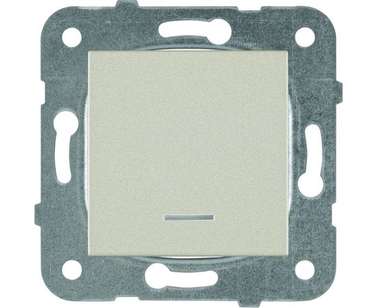 Выключатель Panasonic МОДУЛЬ 1кл с подсветкой, бронза Karre Plus 54850 WKTT0002-2BR-RES 