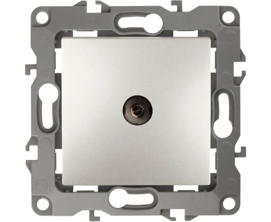 Розетка TV ЭРА 12310215 проходная, IP20, перламутр Б0027440 