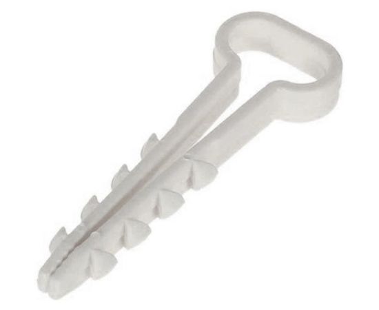 Дюбель-хомут ПЭМИ 5-10 для пл. кабеля, белый 50 шт. X7908330 