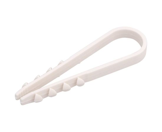 Нейлоновый дюбель-хомут REXANT 5-10 мм, белый, упаковка 100 шт. 07-4501 