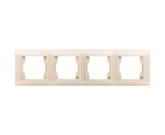 Четырехместная рамка, крем Violet Volsten V01-22-A41-M 9153 