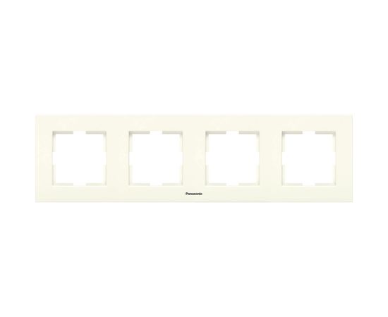 Рамка Panasonic Karre Plus 54819 4м горизонтальная крем WKTF0804-2BG-RES 