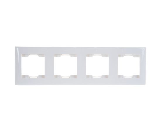 Рамка четырехместная вертикальная Volsten V01-11-A42-M Magenta 9969 