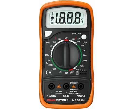 Цифровой мультиметр PEAKMETER PM830L 17119 