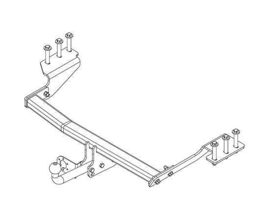 Фаркоп ТСУ HAVAL H6 с 2015 г AvtoS HV 01 